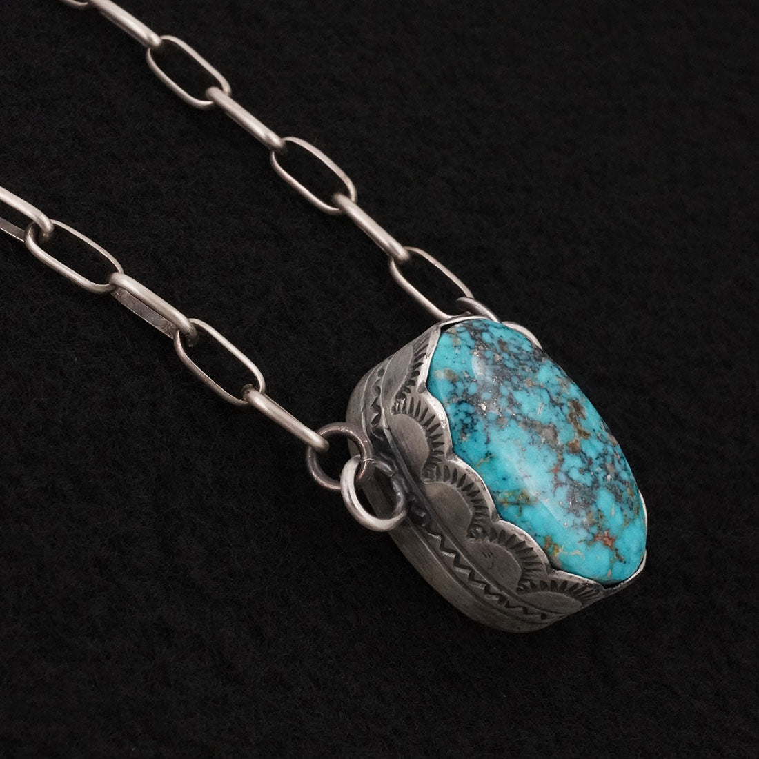 Randy Boyd Turquoise & Sterling Silver Necklace
