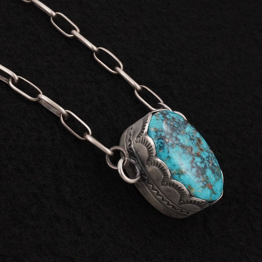 Randy Boyd Turquoise & Sterling Silver Necklace