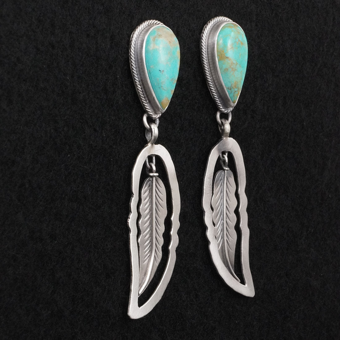 Darrin Livingston Turquoise & Sterling Silver Earrings