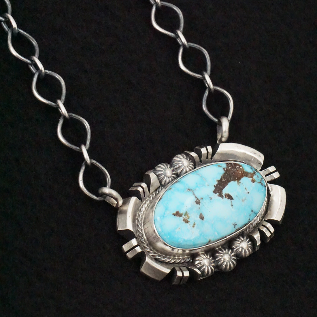 Randy Billy Turquoise & Sterling Silver Necklace