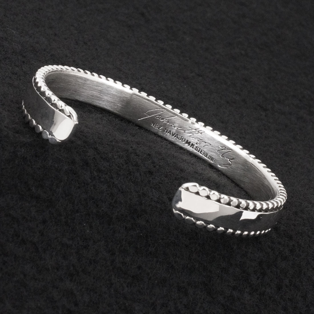 Jonathan Nez Sterling Silver & 14k Gold Bracelet