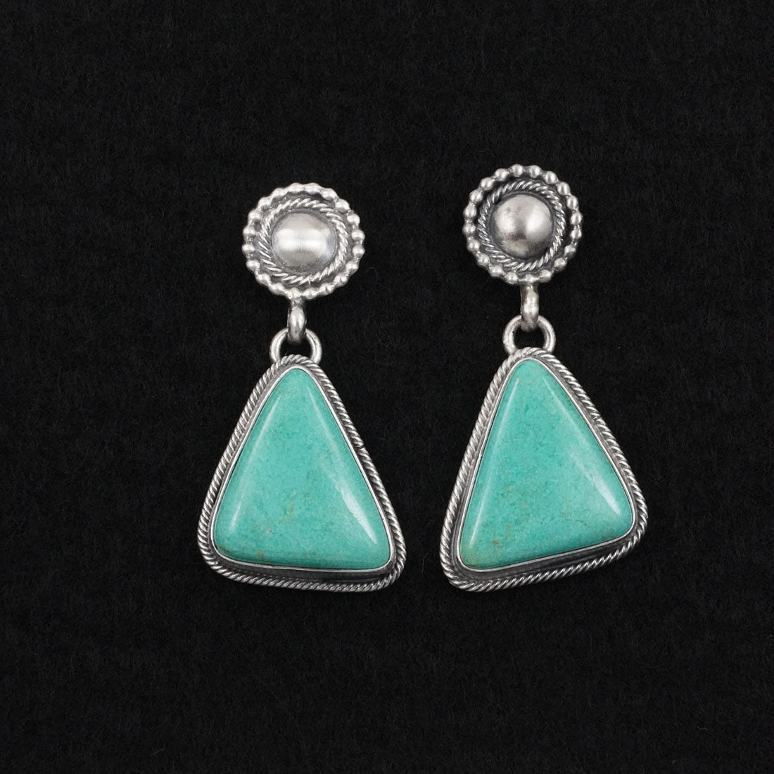 Darrin Livingston Turquoise & Sterling Silver Earrings
