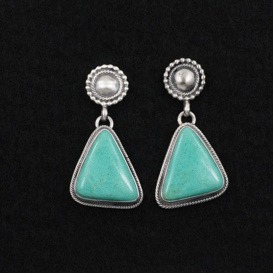 Darrin Livingston Turquoise & Sterling Silver Earrings