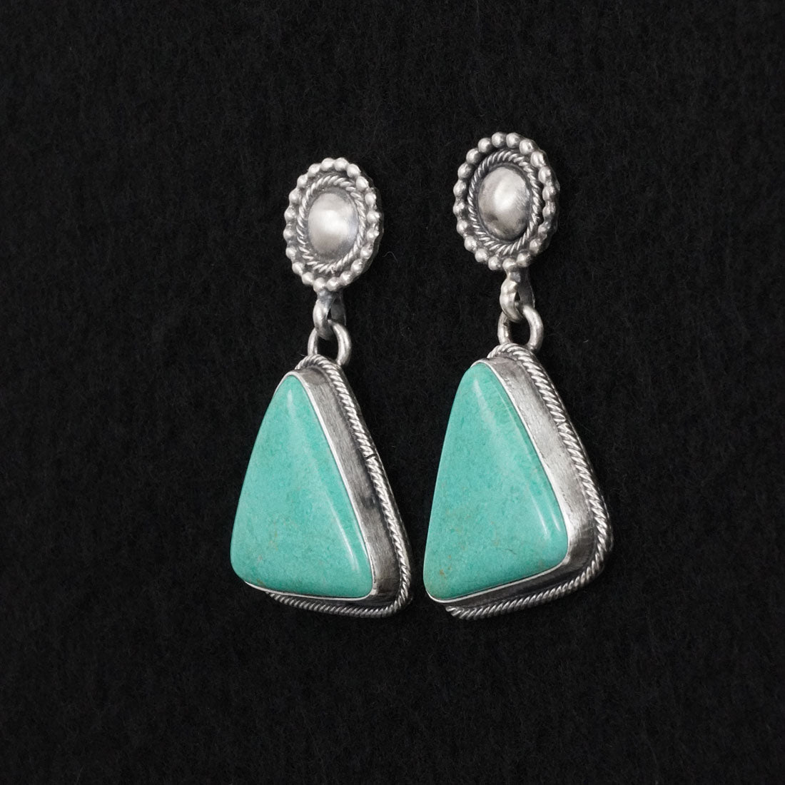 Darrin Livingston Turquoise & Sterling Silver Earrings
