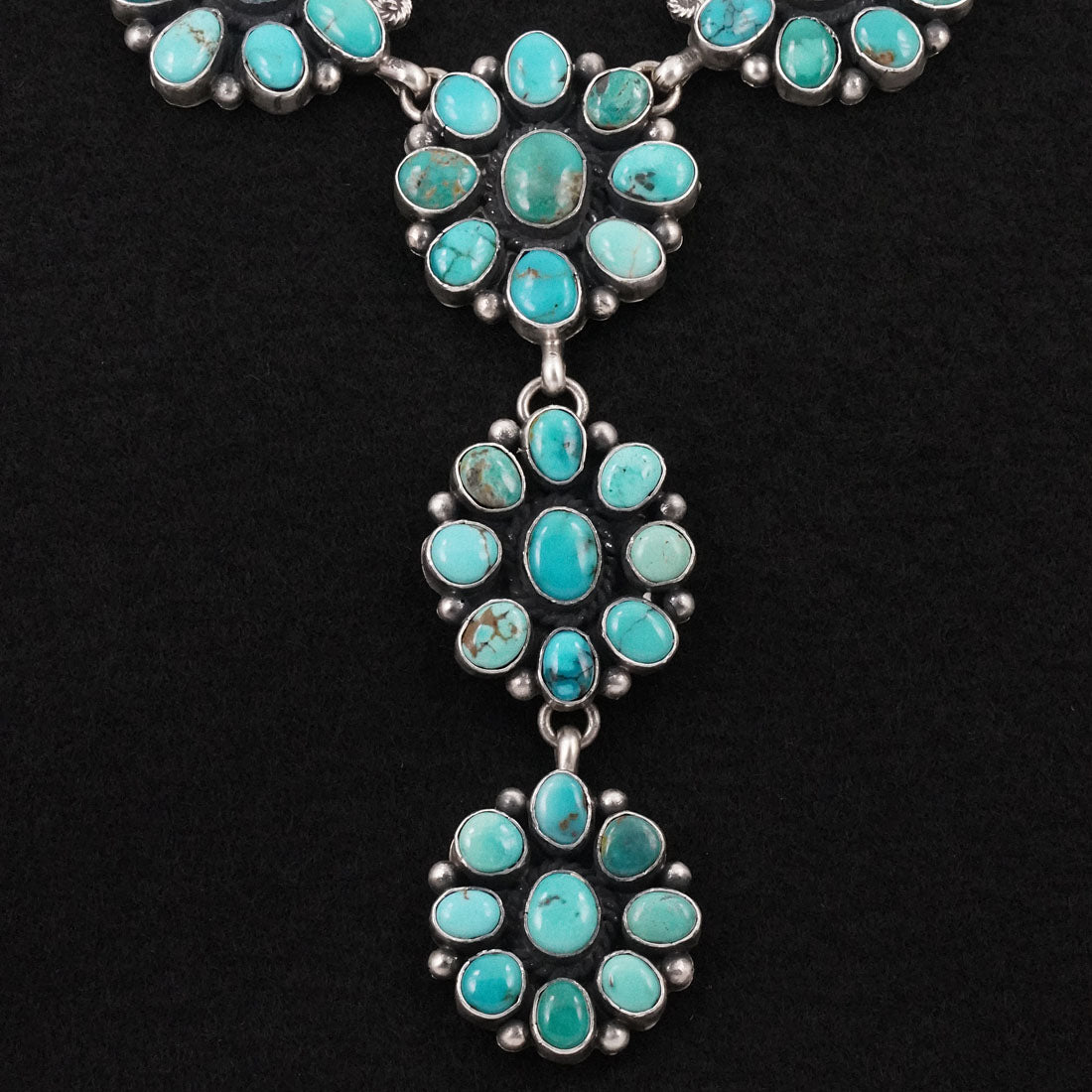 Rosita Calladitto Turquoise & Sterling Silver Necklace Set