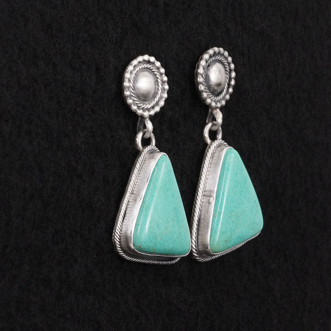Darrin Livingston Turquoise & Sterling Silver Earrings