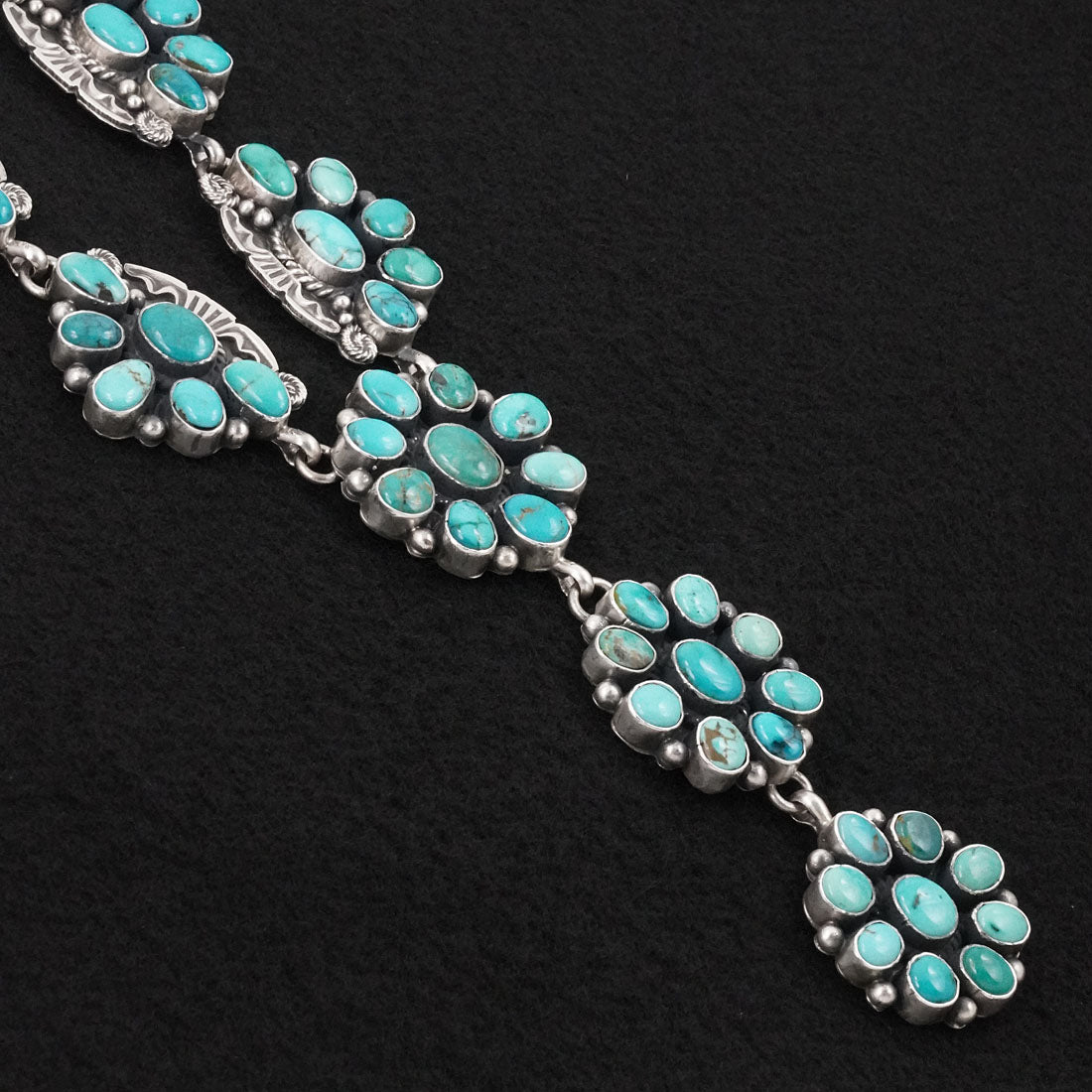 Rosita Calladitto Turquoise & Sterling Silver Necklace Set