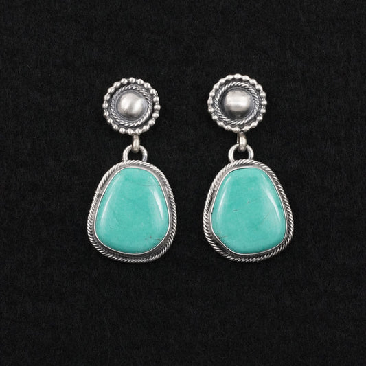 Darrin Livingston Turquoise & Sterling Silver Earrings
