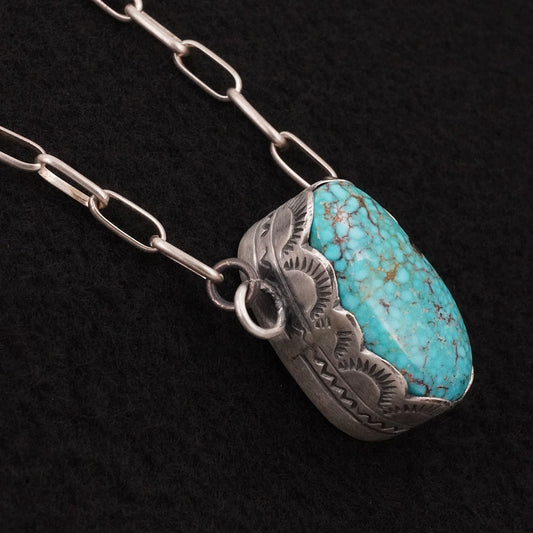 Randy Boyd Turquoise & Sterling Silver Necklace