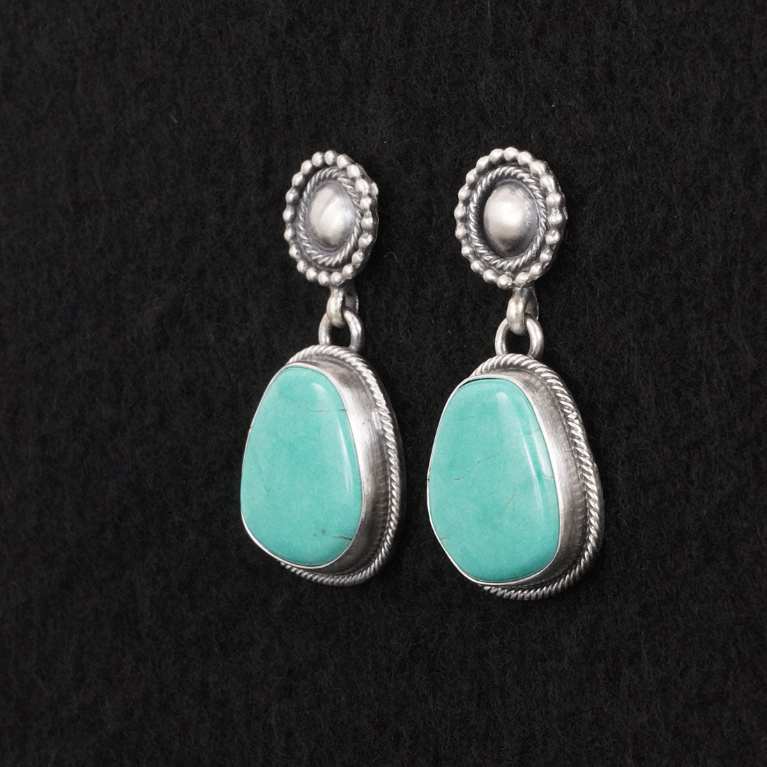 Darrin Livingston Turquoise & Sterling Silver Earrings