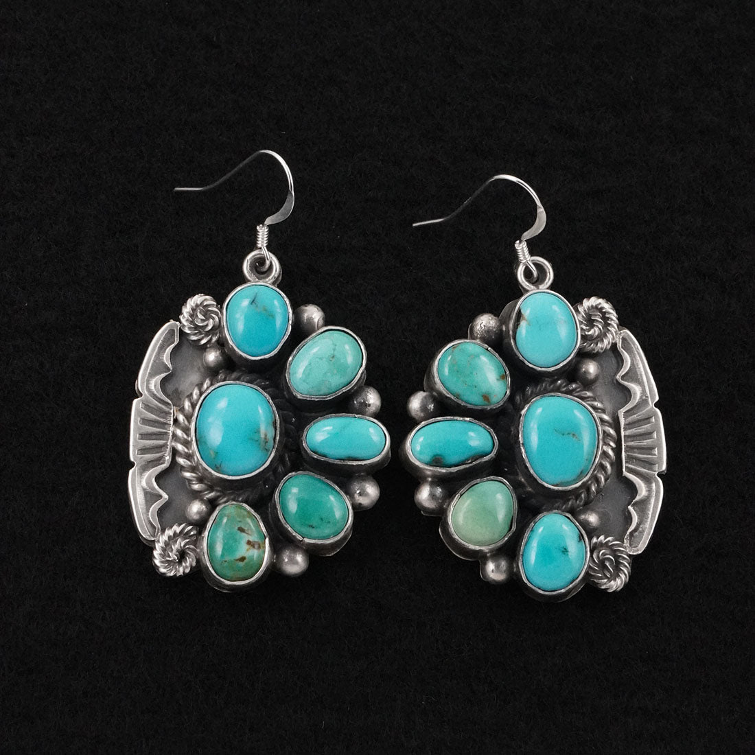 Rosita Calladitto Turquoise & Sterling Silver Necklace Set