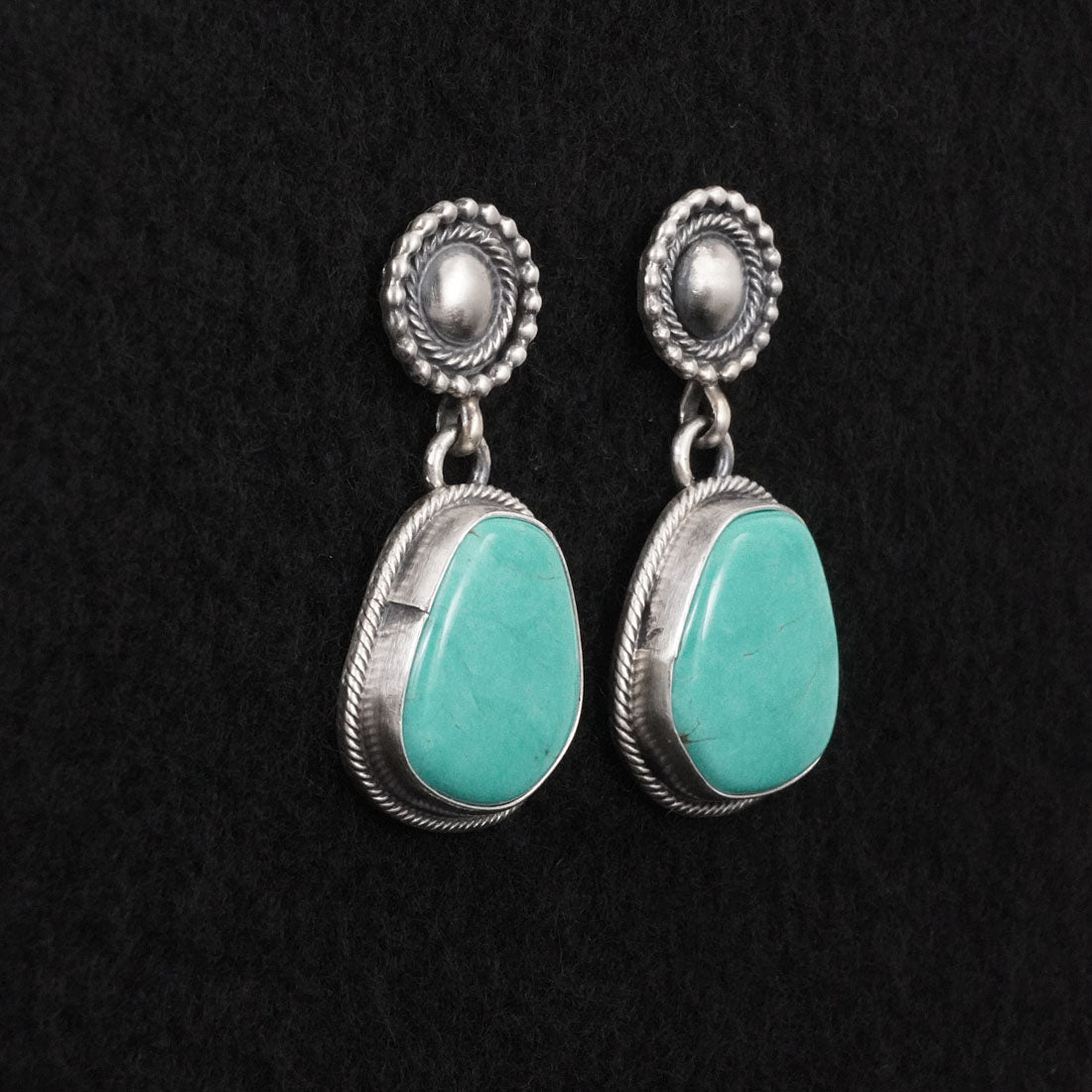 Darrin Livingston Turquoise & Sterling Silver Earrings
