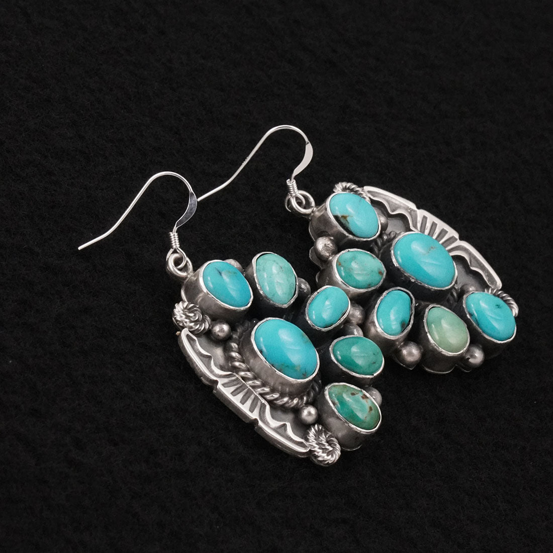 Rosita Calladitto Turquoise & Sterling Silver Necklace Set