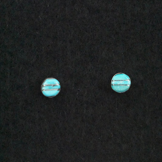 Monica Johnson Turquoise & Sterling Silver Earrings