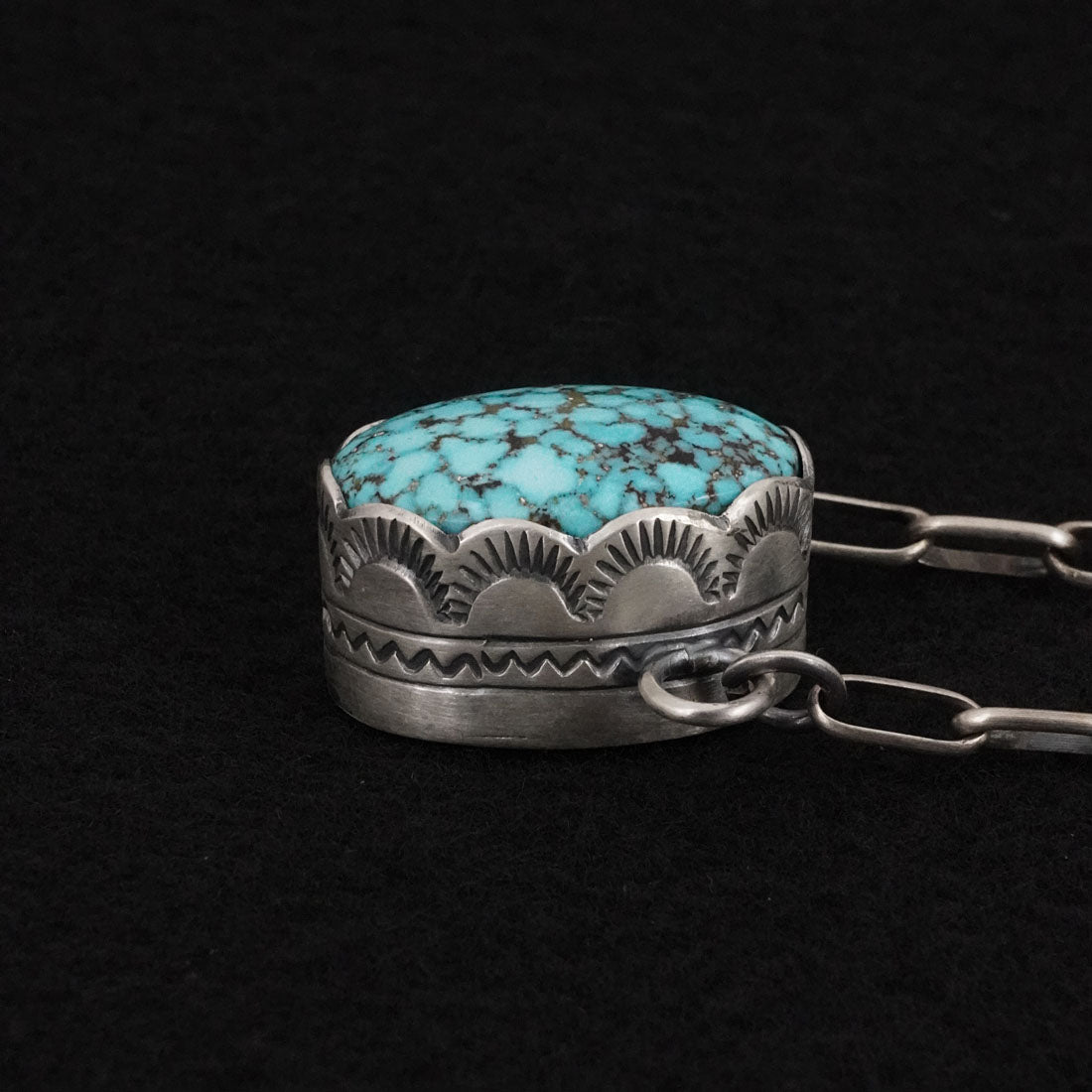 Randy Boyd Turquoise & Sterling Silver Necklace