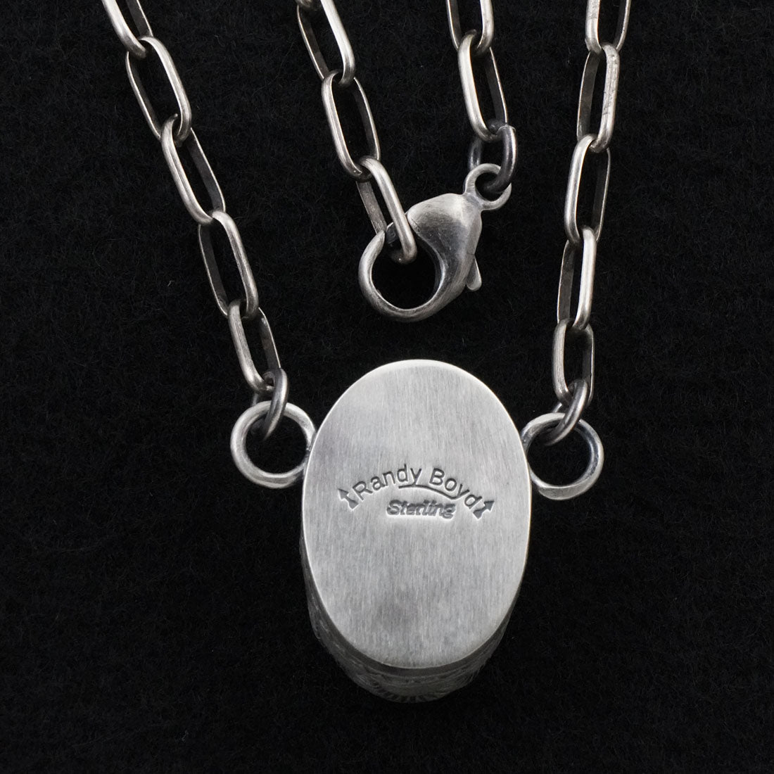 Randy Boyd Turquoise & Sterling Silver Necklace