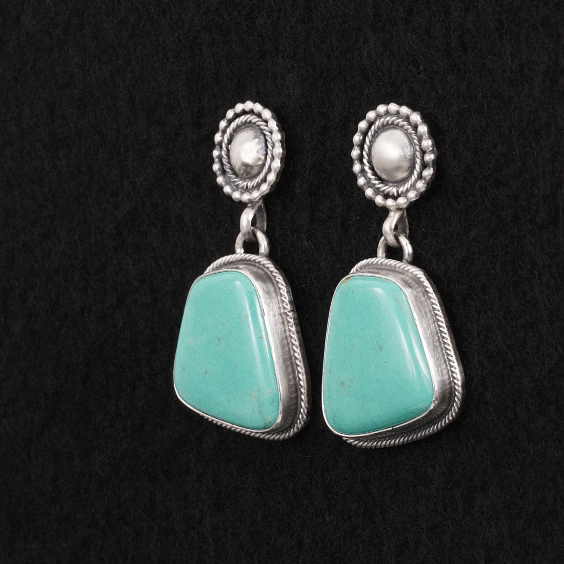 Darrin Livingston Turquoise & Sterling Silver Earrings