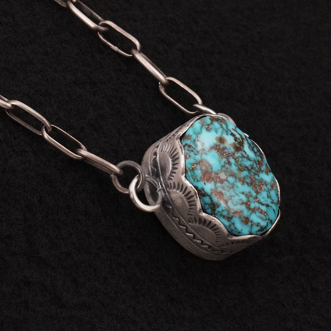 Randy Boyd Turquoise & Sterling Silver Necklace