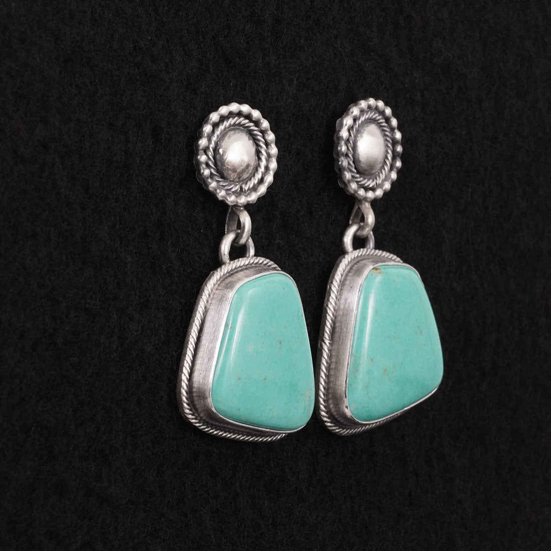 Darrin Livingston Turquoise & Sterling Silver Earrings