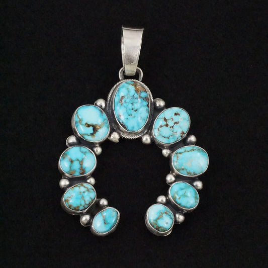 Bobby Johnson Turquoise & Sterling Silver Pendant