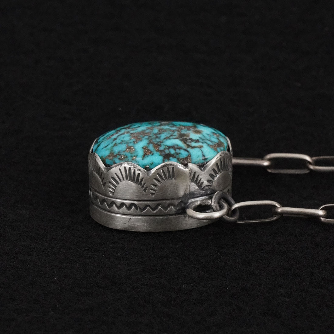 Randy Boyd Turquoise & Sterling Silver Necklace