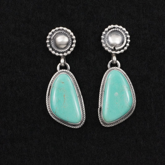 Darrin Livingston Turquoise & Sterling Silver Earrings