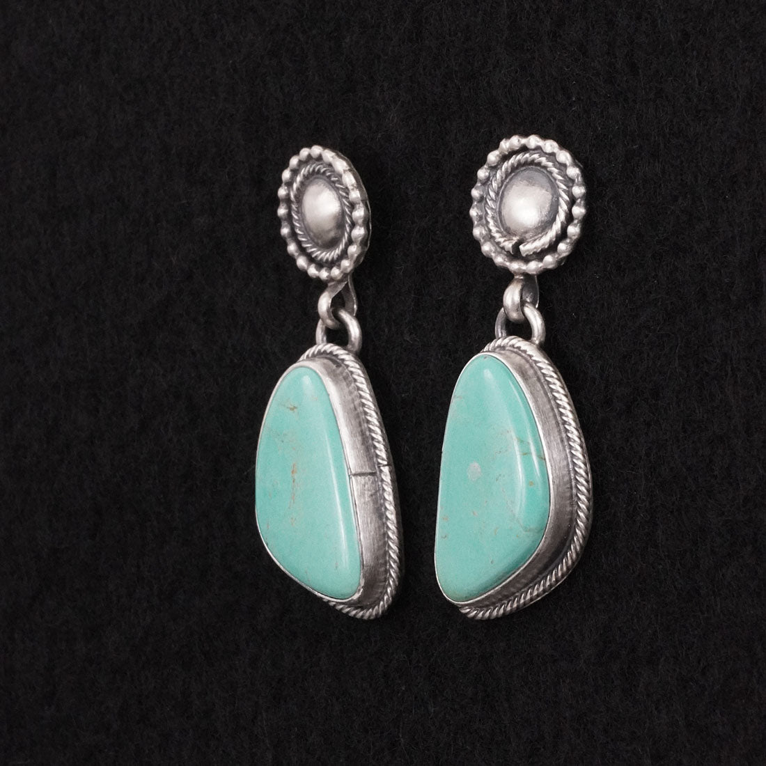 Darrin Livingston Turquoise & Sterling Silver Earrings