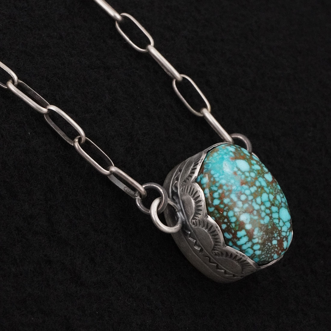 Randy Boyd Turquoise & Sterling Silver Necklace