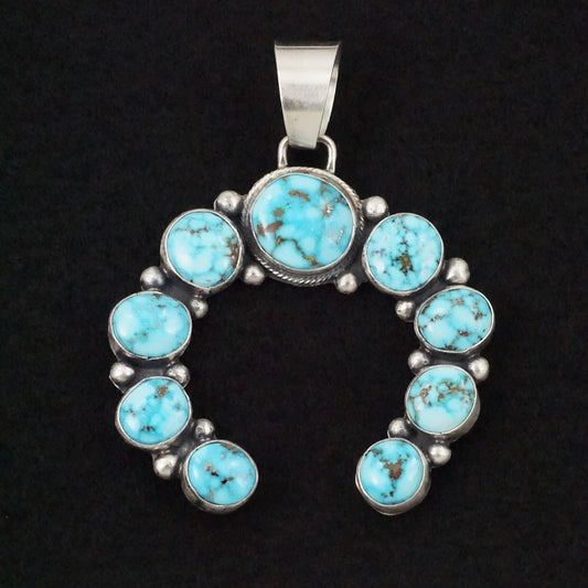 Bobby Johnson Turquoise & Sterling Silver Pendant