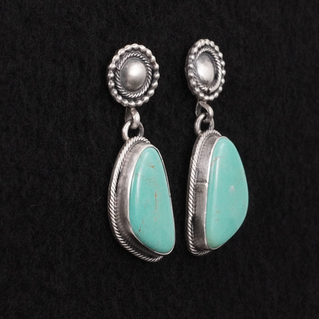 Darrin Livingston Turquoise & Sterling Silver Earrings