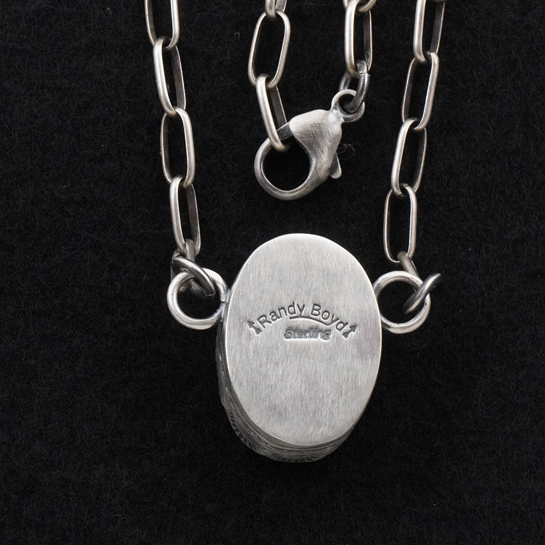 Randy Boyd Turquoise & Sterling Silver Necklace