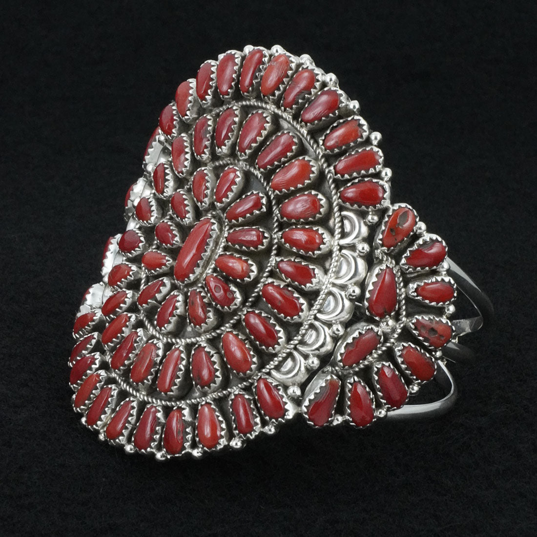 Justina Wilson Coral & Sterling Silver Bracelet