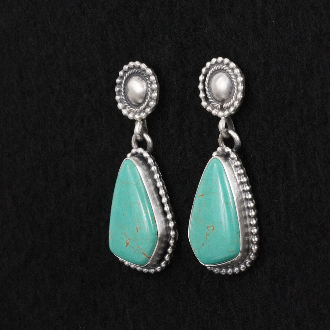 Darrin Livingston Turquoise & Sterling Silver Earrings