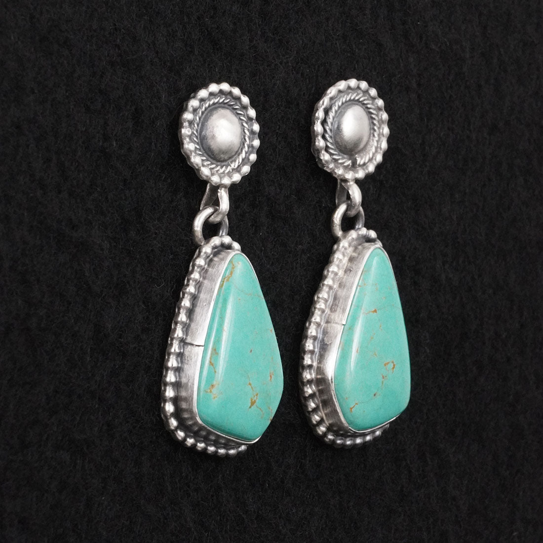 Darrin Livingston Turquoise & Sterling Silver Earrings