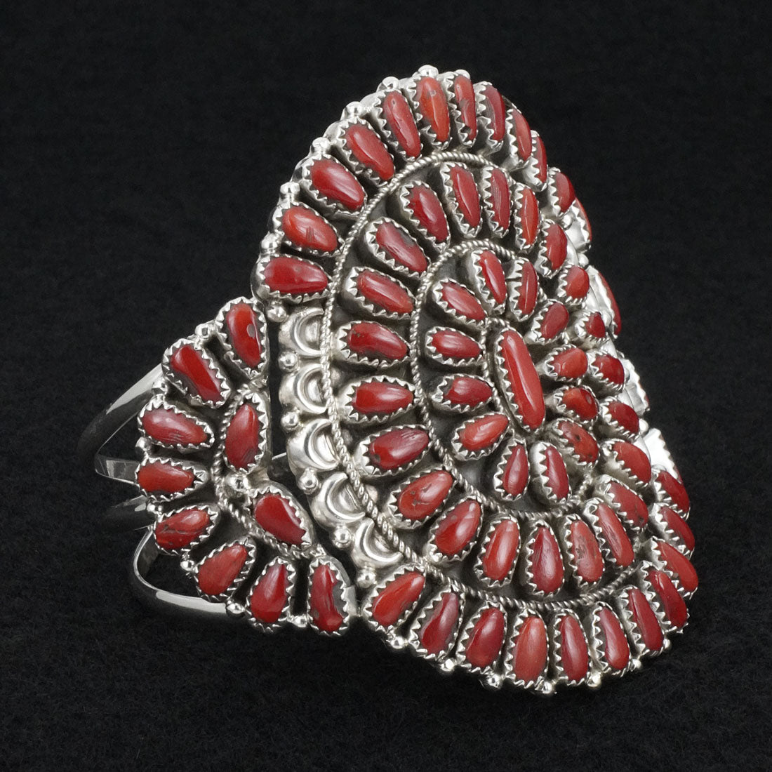 Justina Wilson Coral & Sterling Silver Bracelet
