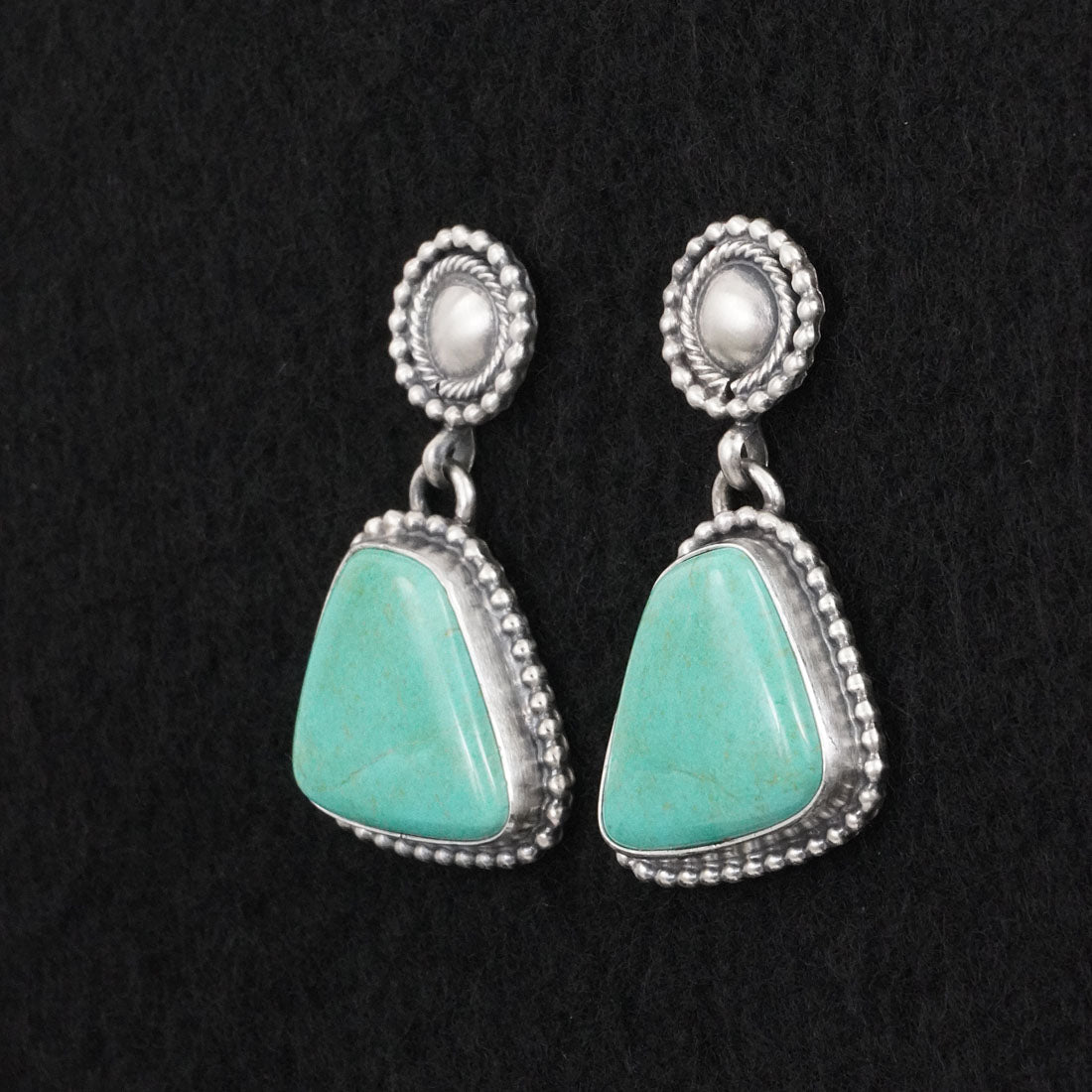 Darrin Livingston Turquoise & Sterling Silver Earrings