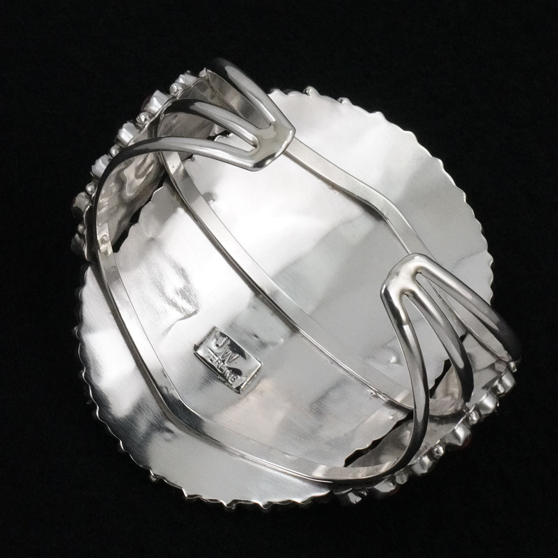 Justina Wilson Coral & Sterling Silver Bracelet