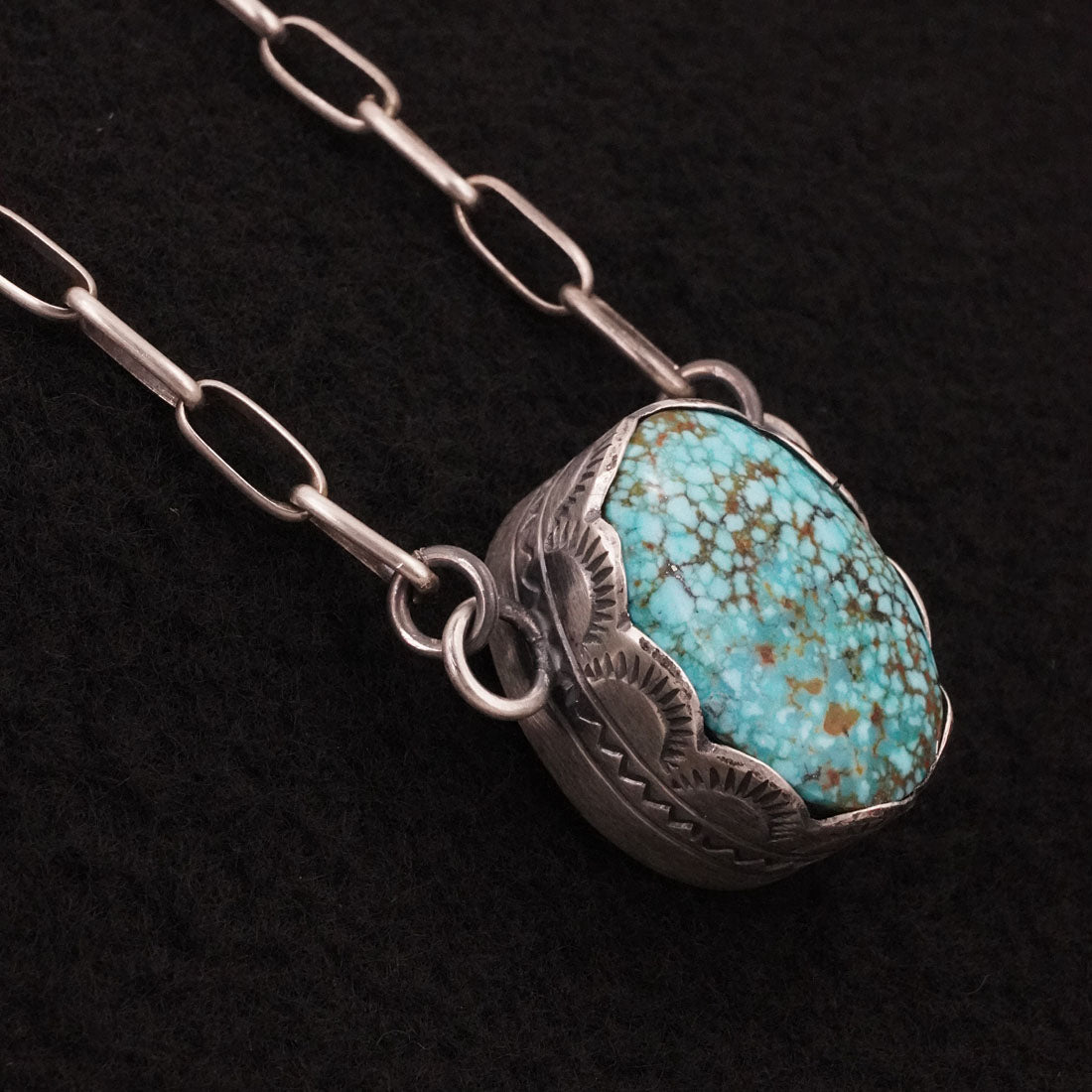 Randy Boyd Turquoise & Sterling Silver Necklace