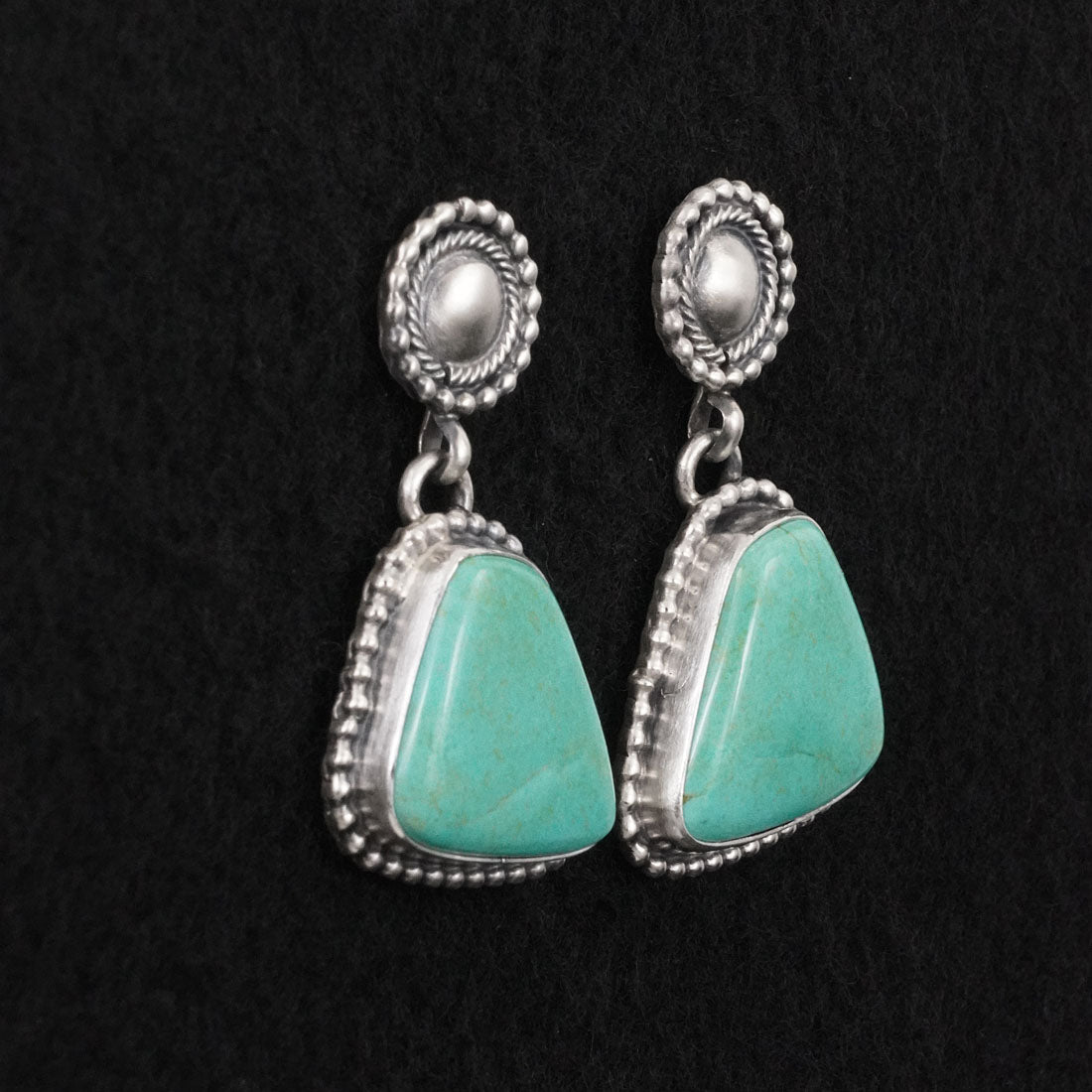 Darrin Livingston Turquoise & Sterling Silver Earrings