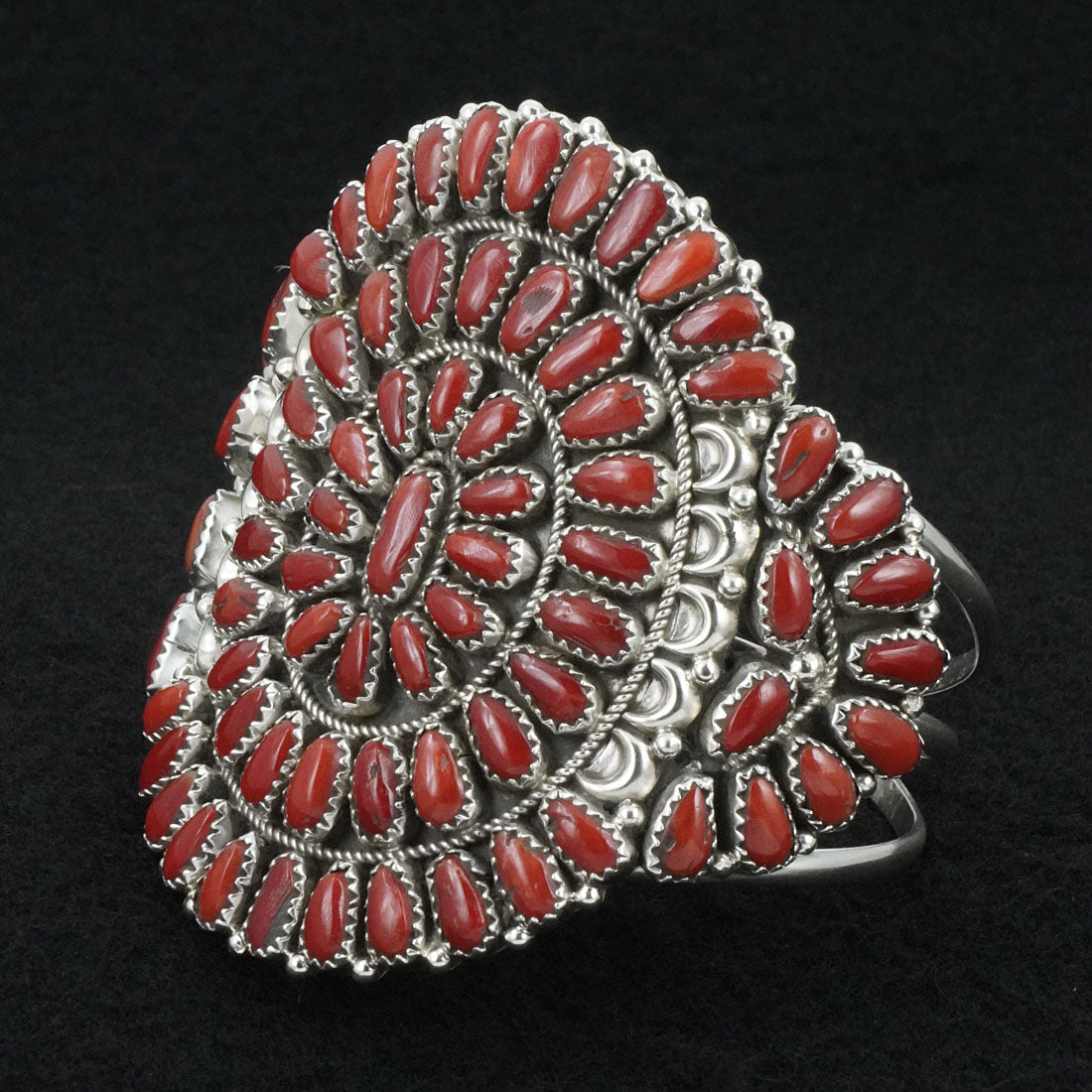 Justina Wilson Coral & Sterling Silver Bracelet