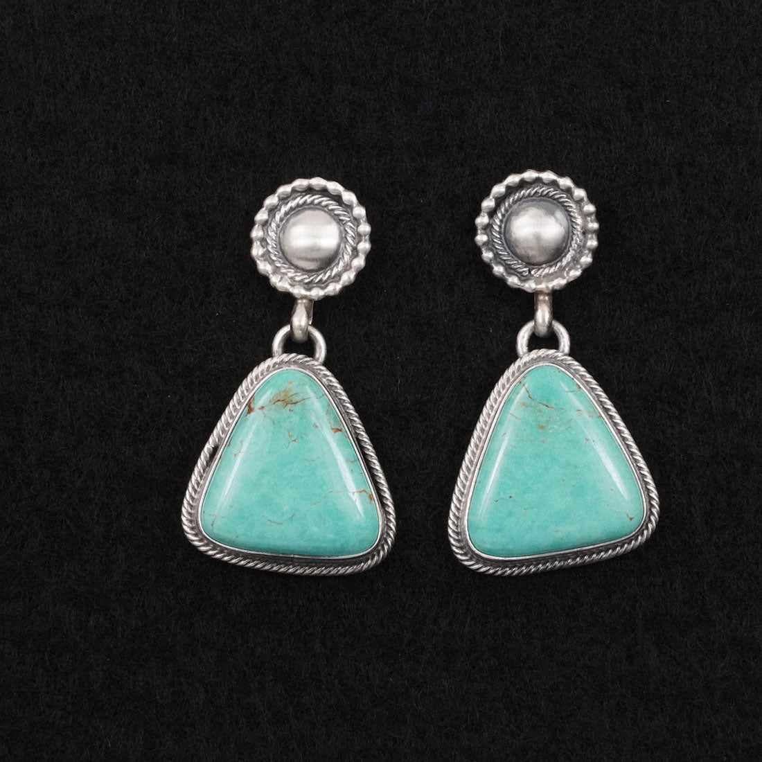 Darrin Livingston Turquoise & Sterling Silver Earrings