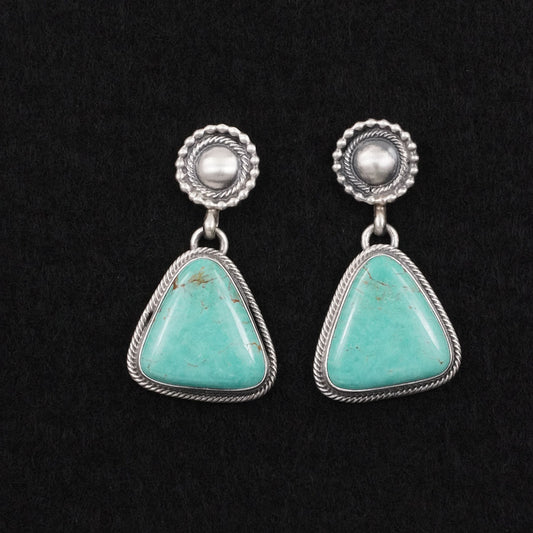 Darrin Livingston Turquoise & Sterling Silver Earrings