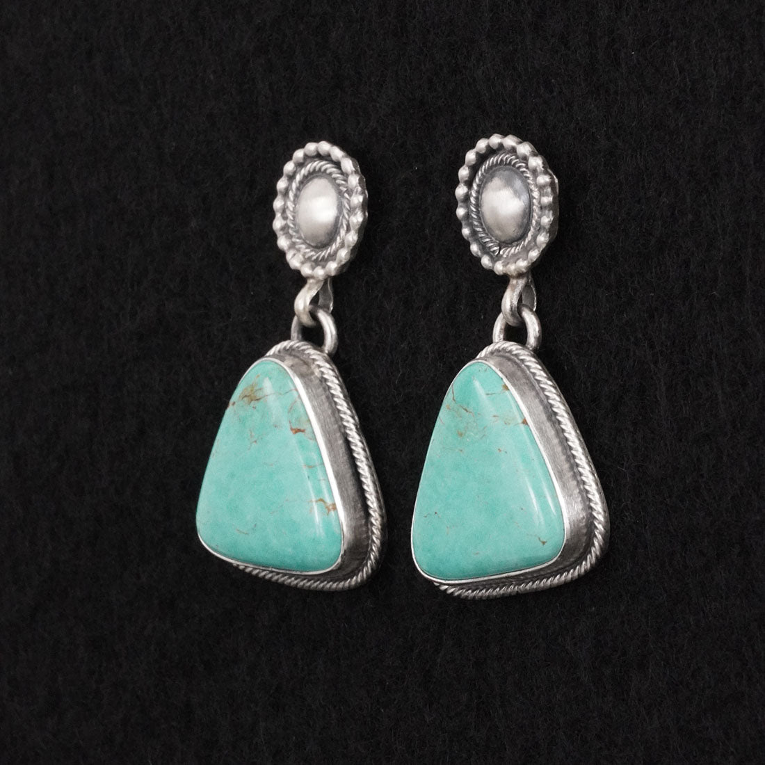 Darrin Livingston Turquoise & Sterling Silver Earrings