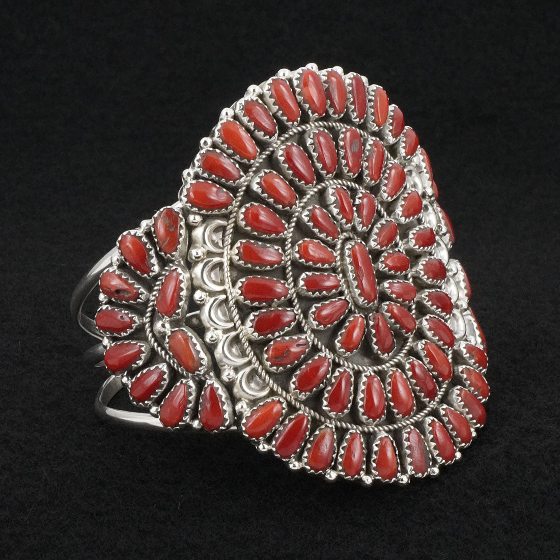 Justina Wilson Coral & Sterling Silver Bracelet