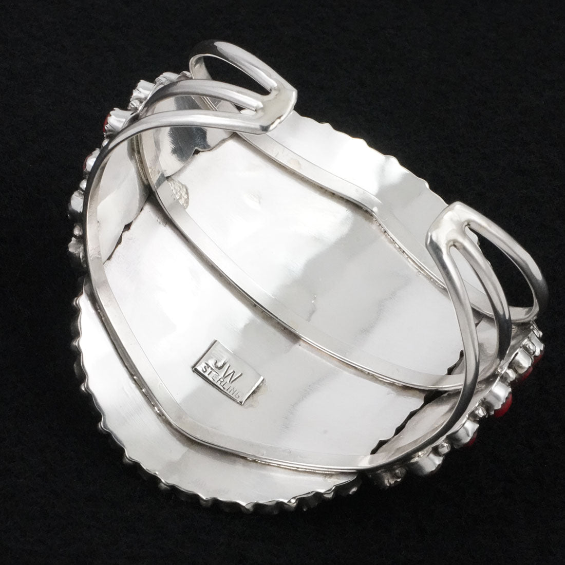 Justina Wilson Coral & Sterling Silver Bracelet