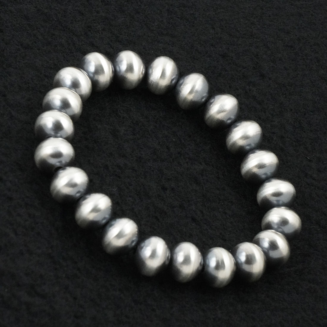 Bryannen Halwood Sterling Silver Navajo Pearl Bracelet