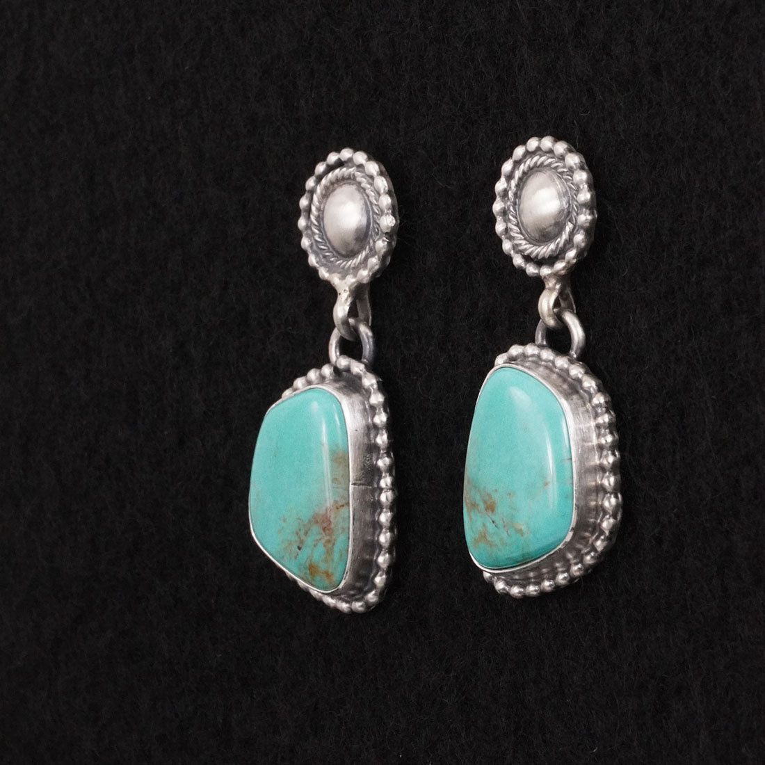 Darrin Livingston Turquoise & Sterling Silver Earrings