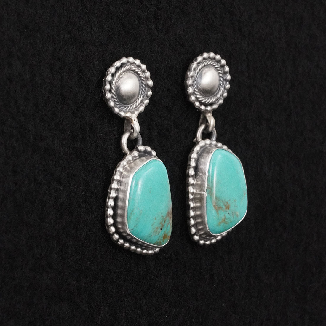 Darrin Livingston Turquoise & Sterling Silver Earrings