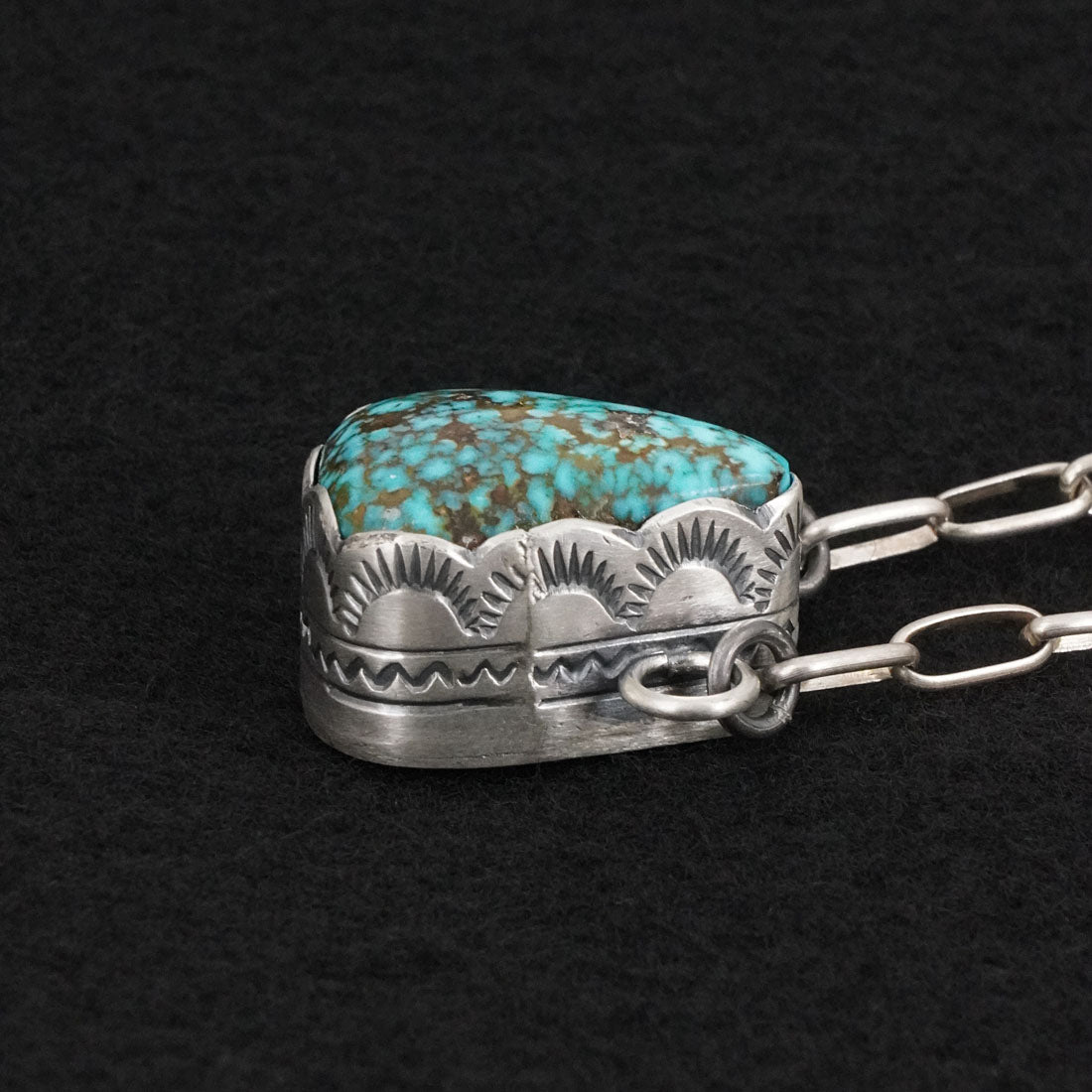 Randy Boyd Turquoise & Sterling Silver Necklace