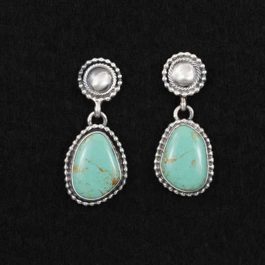 Darrin Livingston Turquoise & Sterling Silver Earrings